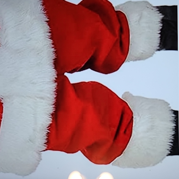 NWOT MERRY CHRISTMAS 🎄 Regal Red Velvet Santa Suit Halco Deluxe Bundle sz Lg - Picture 3 of 9